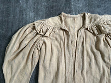 Load image into Gallery viewer, Antique bodice top . 1890s flannel Victorian jacket . size xs to s