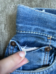 1950s Levi's 701 jeans . 50s women's denim . 28-29 waist