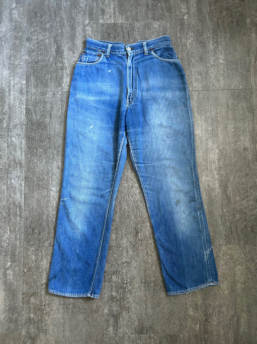 1950s Levi's 701 jeans . 50s women's denim . 28-29 waist