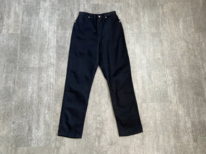 1950s 1960s Wrangler Blue Bell jeans . black denim pants . 26 waist