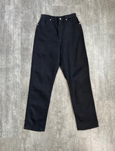 Load image into Gallery viewer, 1950s 1960s Wrangler Blue Bell jeans . black denim pants . 26 waist