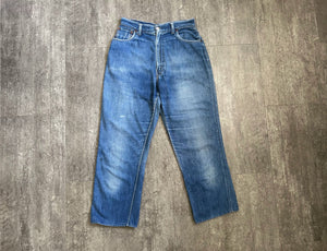 50s Levi's 701 jeans . 1950s denim pants . 28-29 waist
