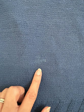 Load image into Gallery viewer, 1920s 1930s cardigan . blue wool sweater . size xs to s