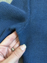 Load image into Gallery viewer, 1920s 1930s cardigan . blue wool sweater . size xs to s