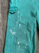 Load image into Gallery viewer, 1940s WWII gunner overalls . green pants . size m to xl