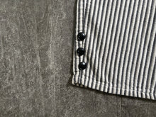 Load image into Gallery viewer, 1940s 1950s overalls . striped cotton sportswear overalls . size s