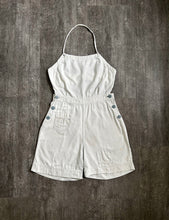 Load image into Gallery viewer, 1930s denim shortalls . vintage 30s overalls shorts . size small to medium