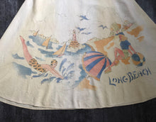 Load image into Gallery viewer, 1940s 1950s novelty skirt . vintage scenic skirt . size s to l