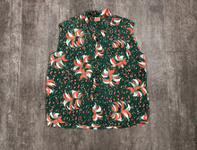 Load image into Gallery viewer, 1940s cold rayon shirt . vintage 40s top . size l to xxl