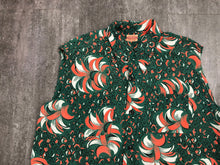 Load image into Gallery viewer, 1940s cold rayon shirt . vintage 40s top . size l to xxl