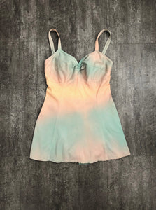 1940s swimsuit . vintage 40s swimwear . size m to l