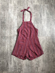 1930s playsuit . vintage 30s romper . size s/m to m