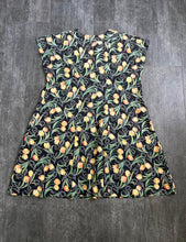 Load image into Gallery viewer, 1920s tulip print dress . vintage 20s dress . size xl to xxl