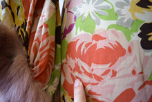 Load image into Gallery viewer, 1930s silk gown . vintage 30s floral print dress