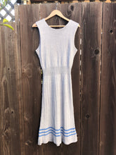 Load image into Gallery viewer, 1940s pinafore knit dress . vintage 40s dress . size small to xl