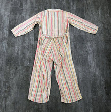 Load image into Gallery viewer, 1930s striped playsuit . vintage 30s pajamas