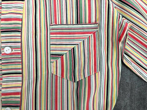 1930s striped playsuit . vintage 30s pajamas