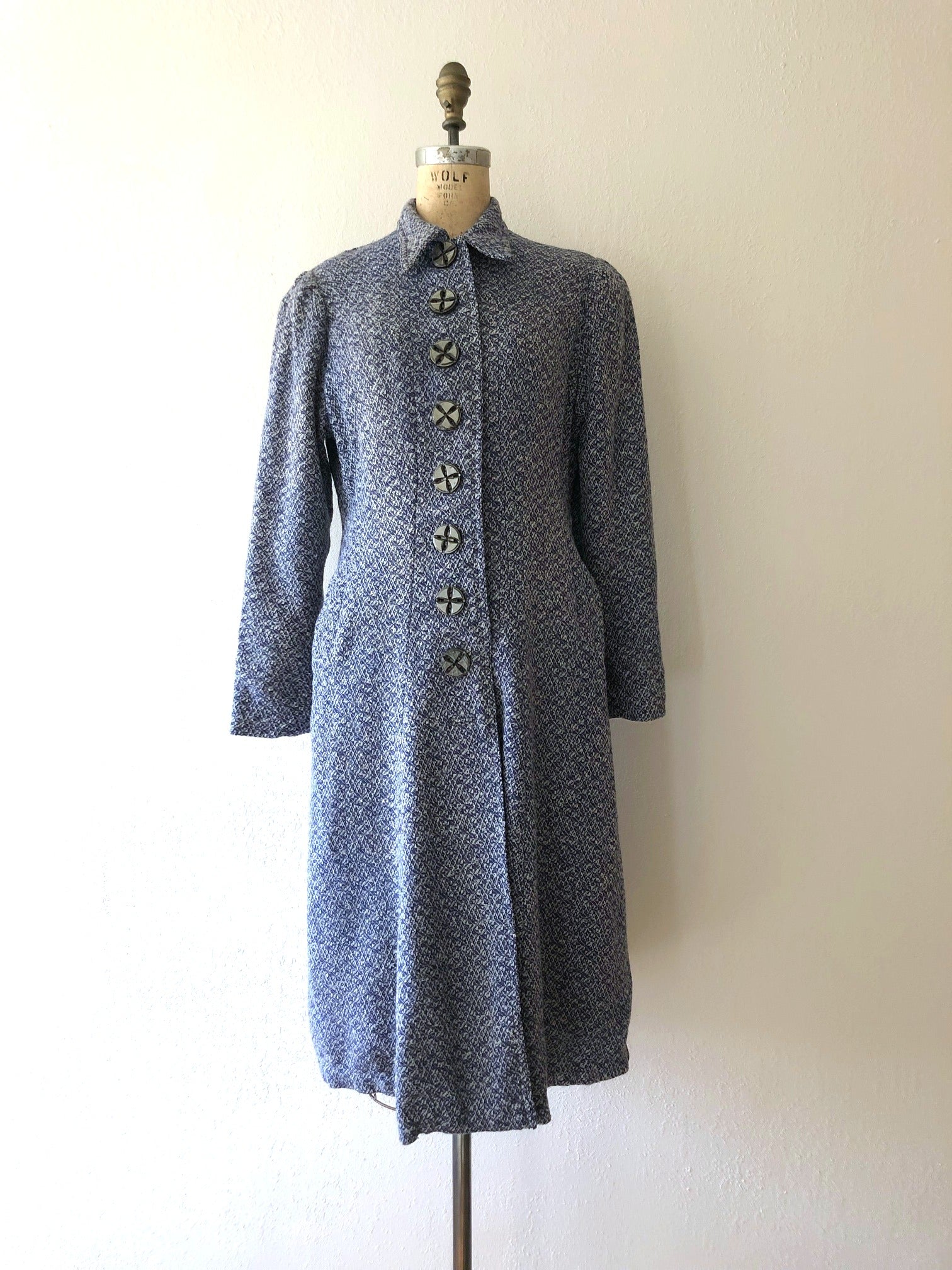 1930s coat . vintage 30s 40s wool jacket – bluefennel