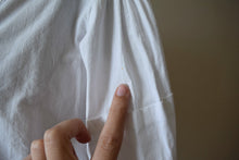 Load image into Gallery viewer, Antique cotton top . vintage white ruffled top