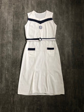 Load image into Gallery viewer, RESERVED . 1930s sportswear dress . vintage 30s nautical dress . size xs to s