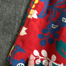 Load image into Gallery viewer, 1940s skirt . vintage 40s colorful skirt . size s to s/m