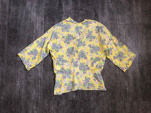Load image into Gallery viewer, 1930s floral print top . vintage 30s blouse . size l