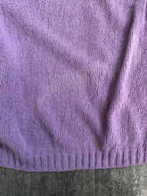 Load image into Gallery viewer, 1950s beaded cardigan . 50s purple sweater . size s