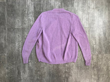 Load image into Gallery viewer, 1950s beaded cardigan . 50s purple sweater . size s