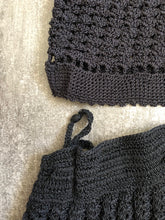 Load image into Gallery viewer, Vintage 30s crochet set . 1930s dress set . size l to xl