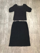 Load image into Gallery viewer, Vintage 30s crochet set . 1930s dress set . size l to xl