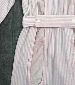 Antique striped dress . vintage Edwardian dress . size s