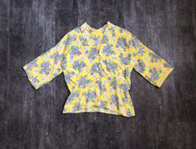 Load image into Gallery viewer, 1930s floral print top . vintage 30s blouse . size l
