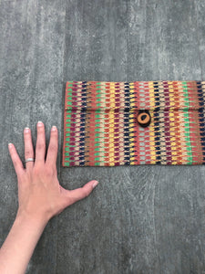 1930s 1940s woven purse . vintage clutch