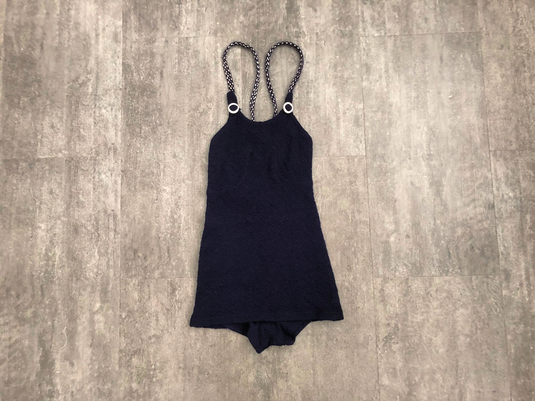 1930s swimsuit . vintage 30s knit bathing suit