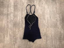 Load image into Gallery viewer, 1930s swimsuit . vintage 30s knit bathing suit
