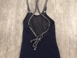 1930s swimsuit . vintage 30s knit bathing suit