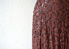 Load image into Gallery viewer, 1940s Ceil Chapman dress . vintage sequin dress