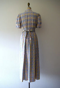 1930s dressing gown . vintage 30s house dress