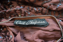 Load image into Gallery viewer, 1940s Ceil Chapman dress . vintage sequin dress
