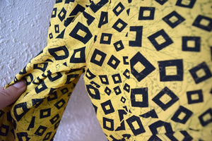 1940s blouse . vintage 40s rayon print top