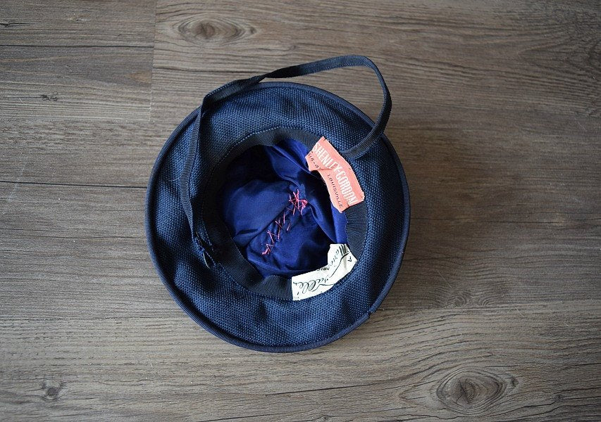 1930s 1940s tilt hat . vintage 30s 40s hat – bluefennel