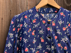 1930s feedsack top . vintage 30s blouse
