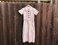 Load image into Gallery viewer, 1930s floral print dress . vintage 30s dress