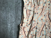 Load image into Gallery viewer, 1940s dress . vintage 40s rayon print dress . size l to xl