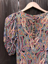 Load image into Gallery viewer, 1930s paisley print dress . vintage 30s dress . size xs/small to s/m