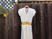 Load image into Gallery viewer, 1940s rayon jersey dress . vintage 40s dress . size xs/small
