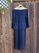 Load image into Gallery viewer, 1930s NRA eagle dress . vintage 30s FOGA dress . size medium to large