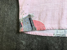 Load image into Gallery viewer, 1950s barkcloth top . vintage 50s crop top