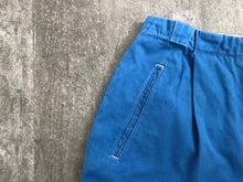 Load image into Gallery viewer, 1940s blue shorts . vintage 40s French shorts . size xxs